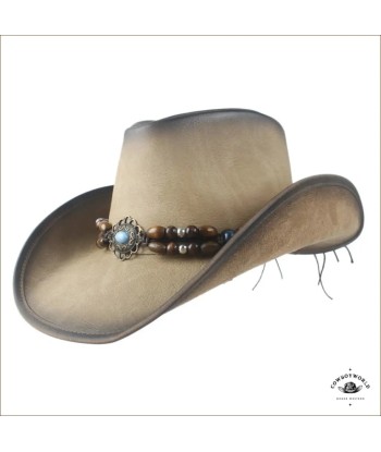 Chapeau de Cowboy en Cuir El Dorado pas cher