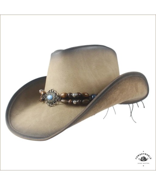 Chapeau de Cowboy en Cuir El Dorado pas cher