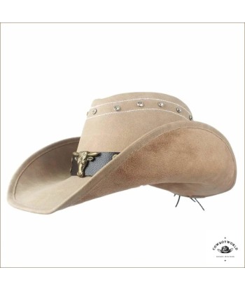 Chapeau en Cuir Comanchero Style Western Dans la société mordern