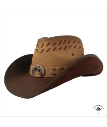 Chapeau de Cowboy Homme en Cuir en ligne des produits 