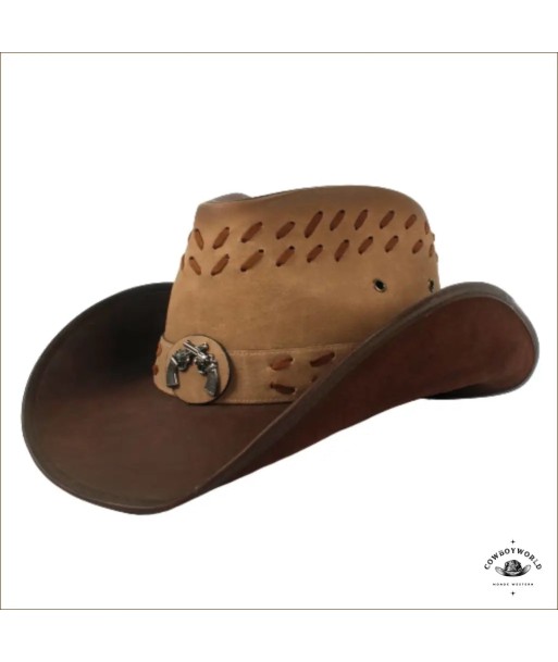 Chapeau de Cowboy Homme en Cuir en ligne des produits 