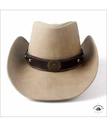 Chapeau de Cowboy Cuir Rodéo 2 - 3 jours ouvrés.