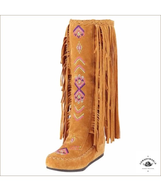 Bottes Cowboy Franges Femme de technologie