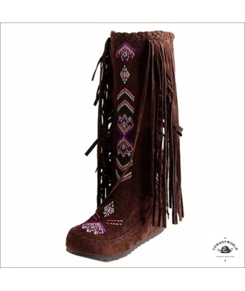 Bottes Cowboy Franges Femme de technologie