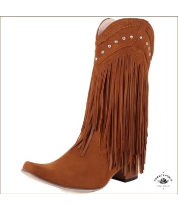 Bottes Western Femme Rouges de l' environnement