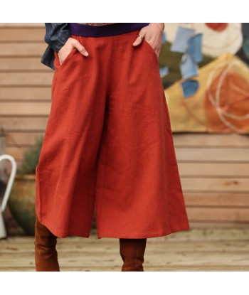 Jupe-culotte Margaux lin terracotta les muscles