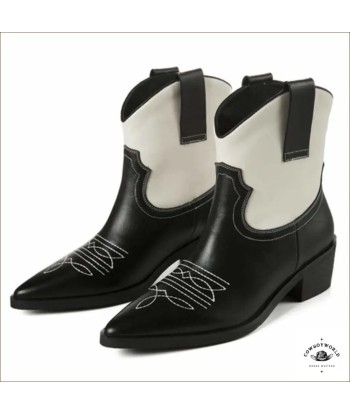 Bottines Western Cuir Femme pas cher chine