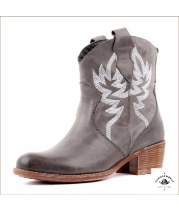 Boots Western Taupe la colonne vertébrale