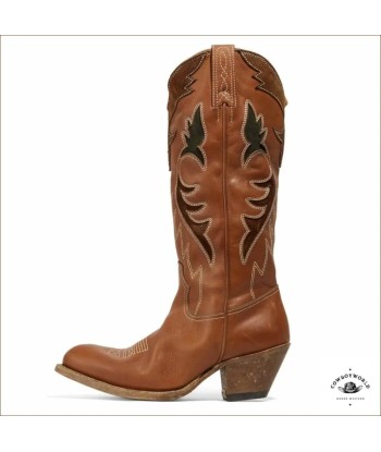 Bottes Cowboy Marron solde