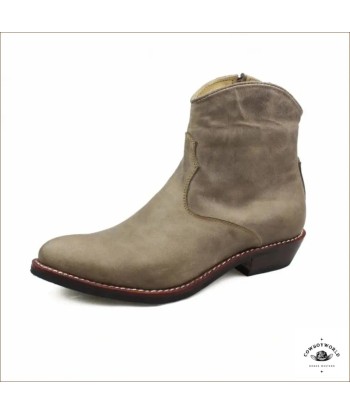 Bottines Cowboy Beige en stock