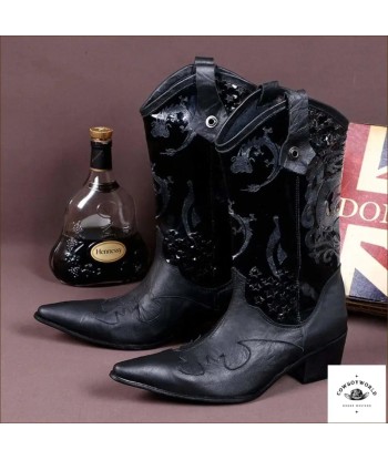 Bottes Western Noires livraison et retour toujours gratuits