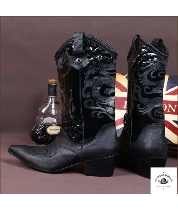 Bottes Western Noires livraison et retour toujours gratuits