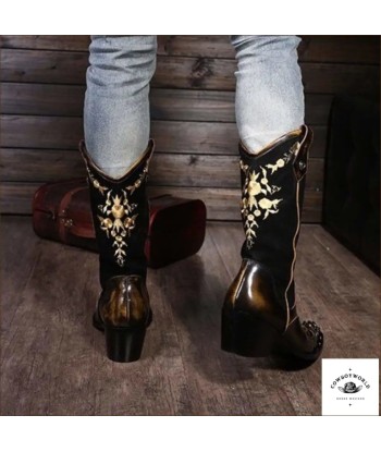 Bottes Western Cuir JUSQU'A -70%! 