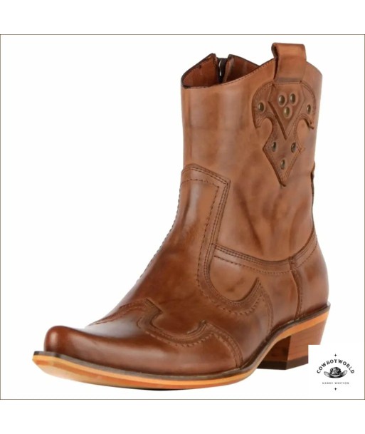 Bottines Cuir Cowboy de pas cher