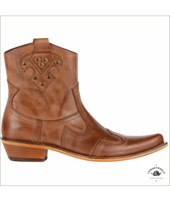 Bottines Cuir Cowboy de pas cher