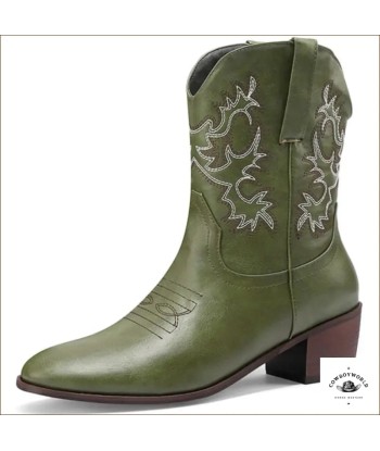 Bottines Cowboy Talon Marron destockage