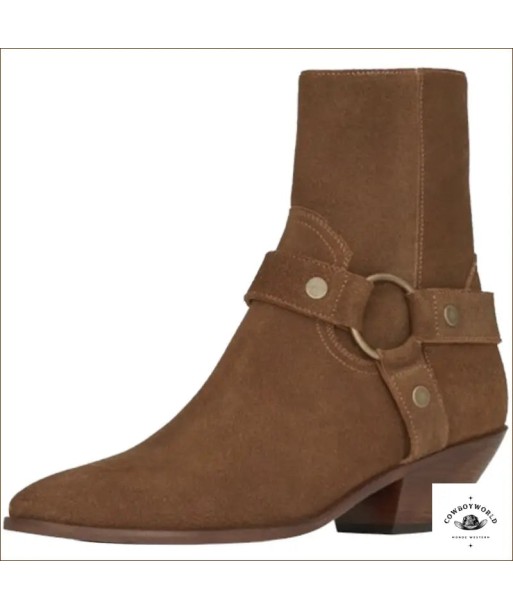 Bottines Cowboy Daim livraison et retour toujours gratuits