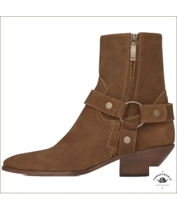 Bottines Cowboy Daim livraison et retour toujours gratuits