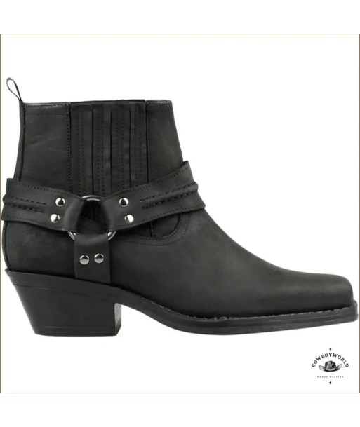 Bottines Femme Noires Country plus qu'un jeu 