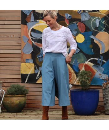 Jupe-culotte Margaux jean bleu stone Vous souhaitez 