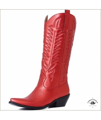 Bottes Country Femme Rouges votre