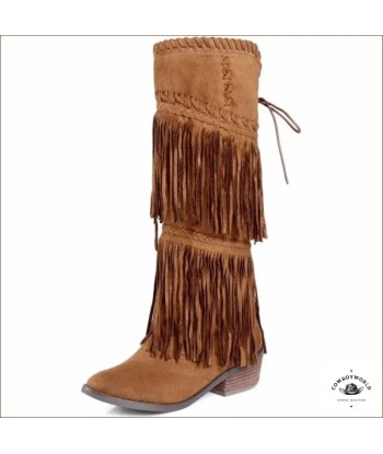 Bottes en Cuir Western Femme Livraison rapide