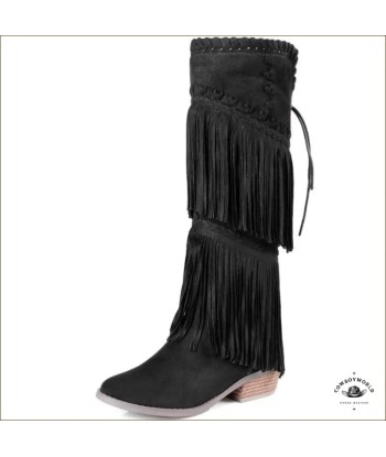 Bottes en Cuir Western Femme Livraison rapide