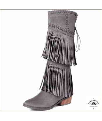 Bottes en Cuir Western Femme Livraison rapide