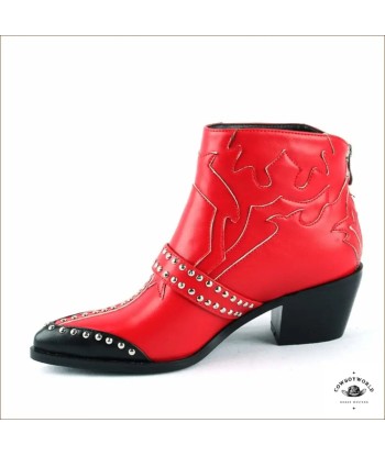 Boots Country Femme Rouges en ligne