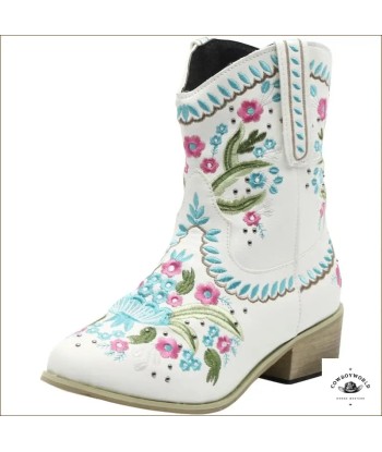 Bottines Cowboy Blanches prix