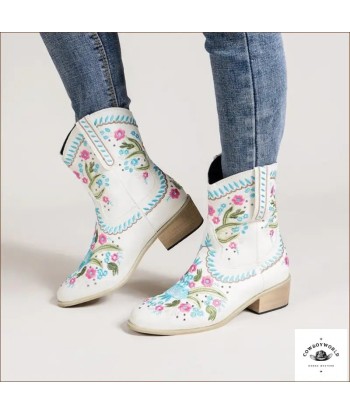 Bottines Cowboy Blanches prix