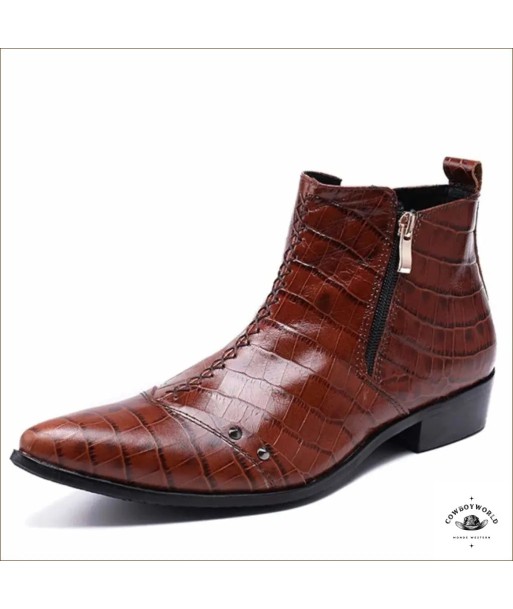 Bottines Western Homme basket pas cher