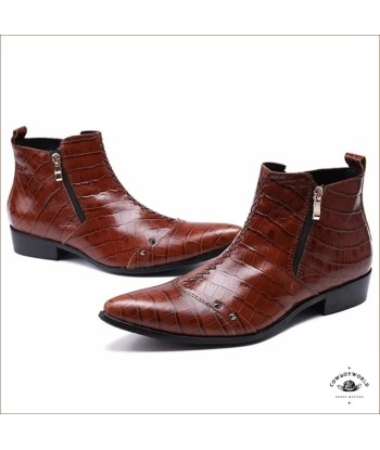 Bottines Western Homme basket pas cher