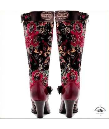 Bottes Cowboy Rouges et Noires prix pour 