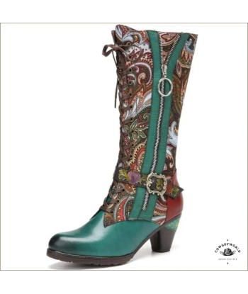 Bottes Western Cuir Femme Fin de série