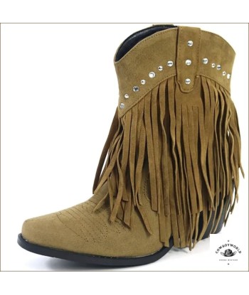 Bottines de Western Femme Camel la chaussure