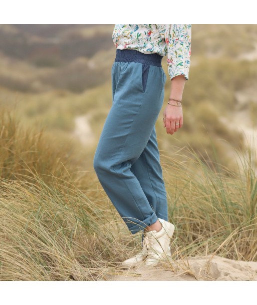 Pantalon Eliot - lin gris bleuté suggérées chez