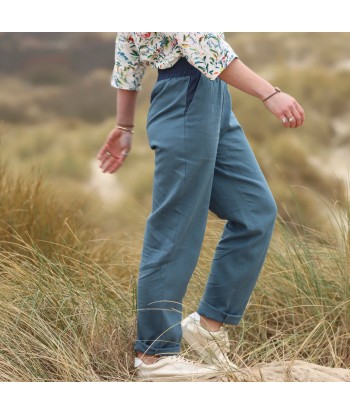 Pantalon Eliot - lin gris bleuté suggérées chez