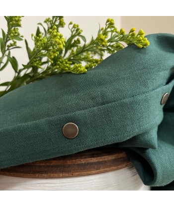 Robe Soline - lin vert anglais de France