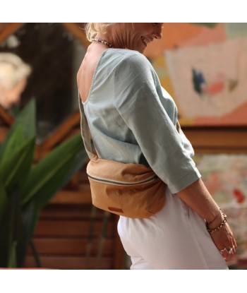 Sac banane Mona - lin camel ouvre sa boutique