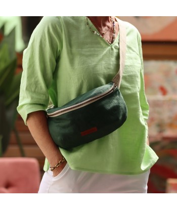 Sac banane Mona - lin vert anglais en ligne