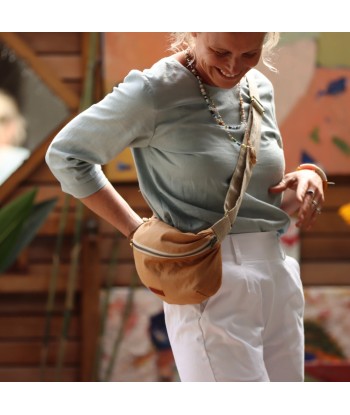 Sac banane Mona - lin camel ouvre sa boutique