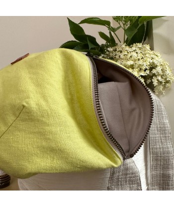 Sac banane Mona - lin jaune vif ouvre sa boutique