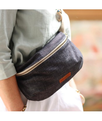 Sac banane Mona - jean bleu nuit commande en ligne