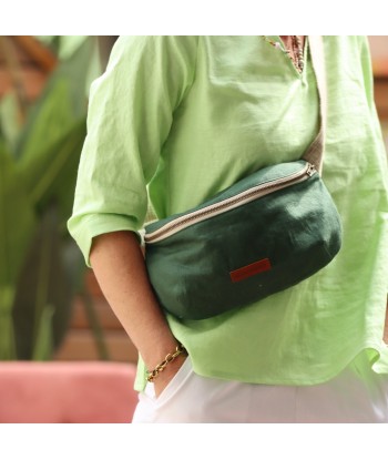 Sac banane Mona - lin vert anglais en ligne