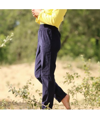 Pantalon Eliot - Velours côtelé bleu nuit prix pour 