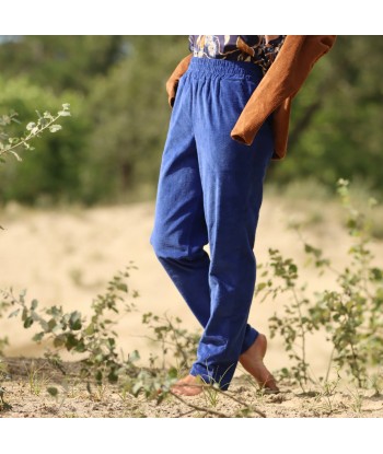 Pantalon Eliot - Velours côtelé bleu majorelle 2024