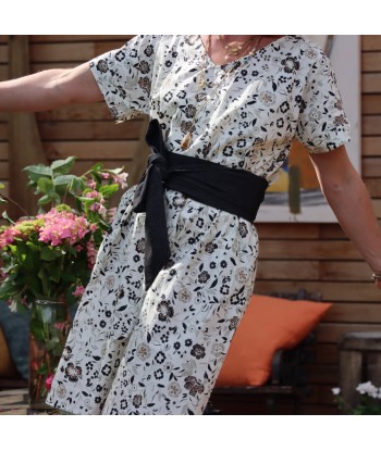 Robe Betty coton fleurs de Sardaigne les muscles