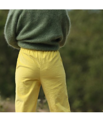 Pantalon Eliot - Velours côtelé jaune vif Le MVP de beaucoup