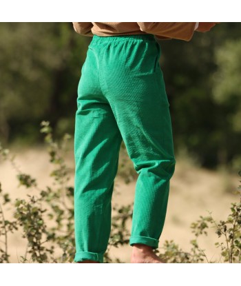 Pantalon Eliot - Velours côtelé vert frais prix